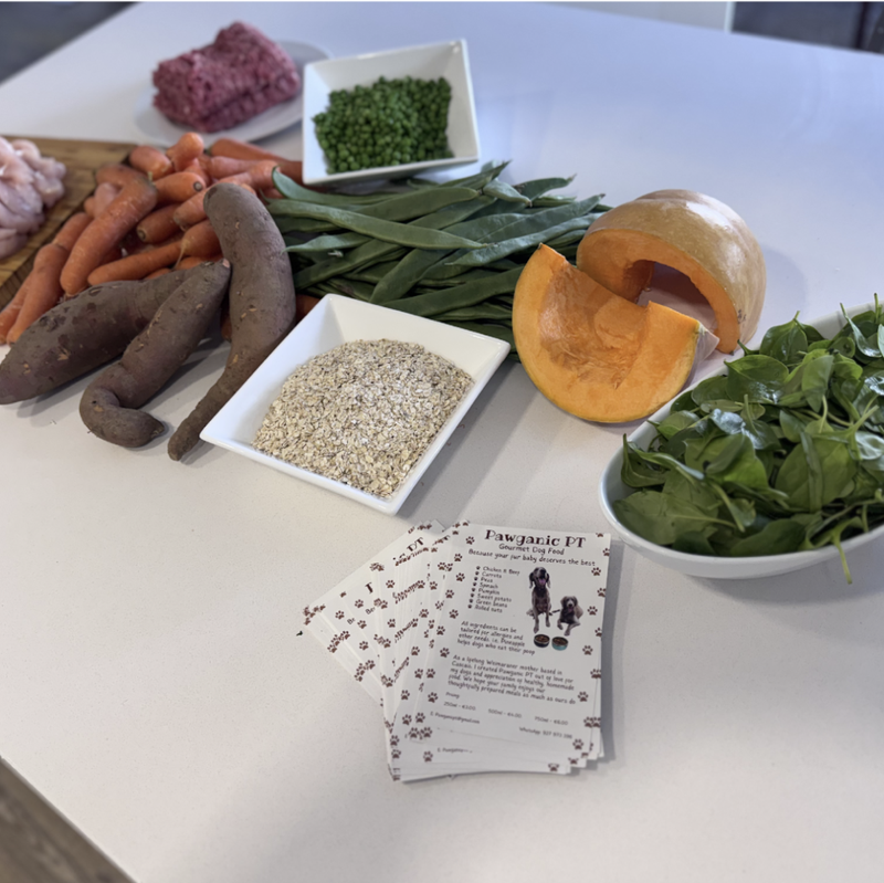 Fresh organic ingredients